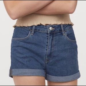 H&M Regular Waist Denim Shorts